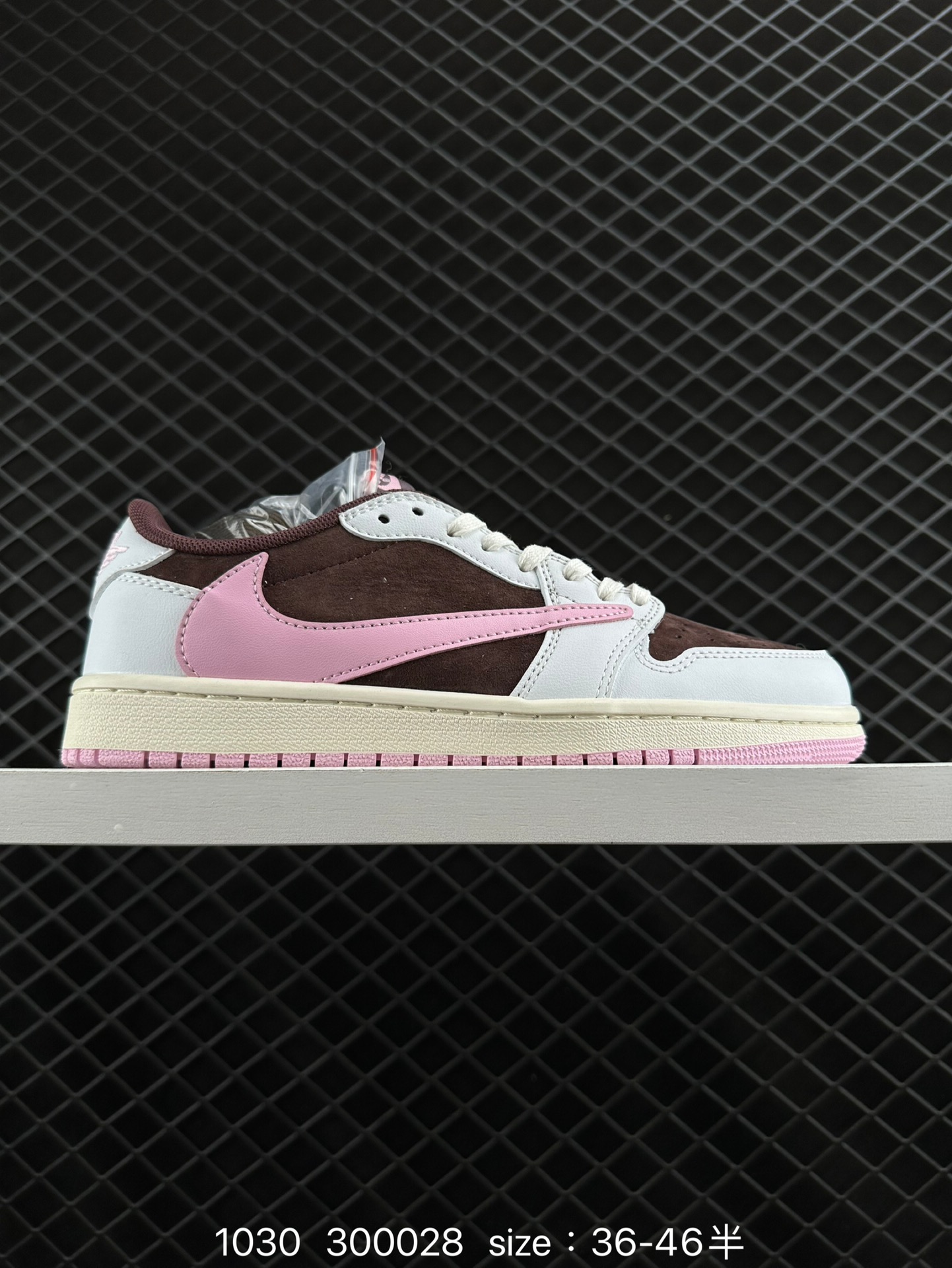 fragment design x Travis Scott x Nike Air Jordan 1 Low OG SP”Black/Green Toe“